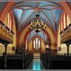 Die Stadtkirche von Bad Sülze zur Weihnachtszeit