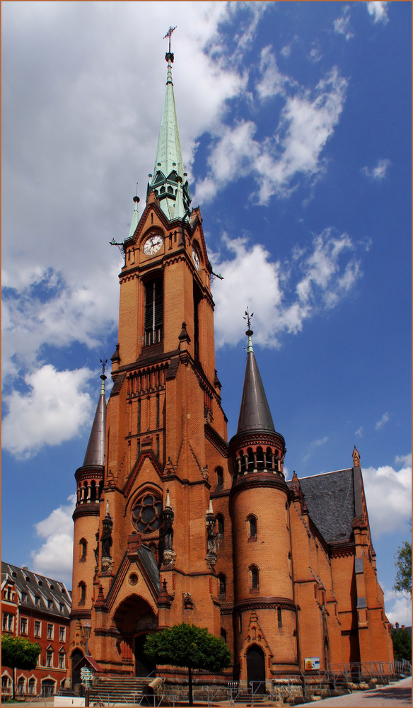 Die Stadtkirche von Mylau