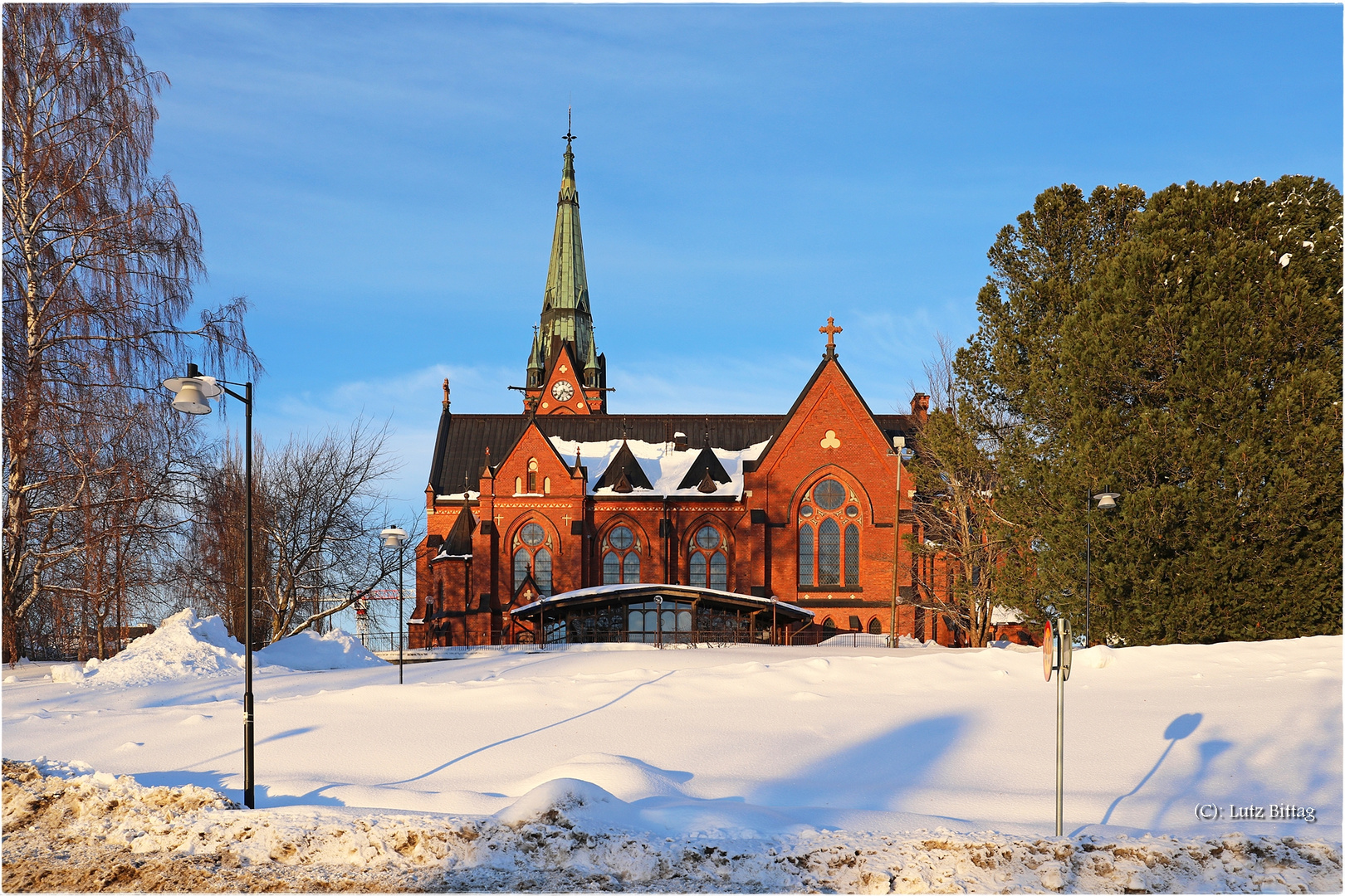 Die Stadtkirche von Umeå