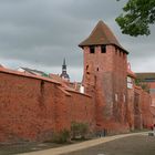 Die Stadtmauer in Stralsund