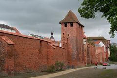 Die Stadtmauer in Stralsund