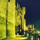 Die Stadtmauer von Carcassonne