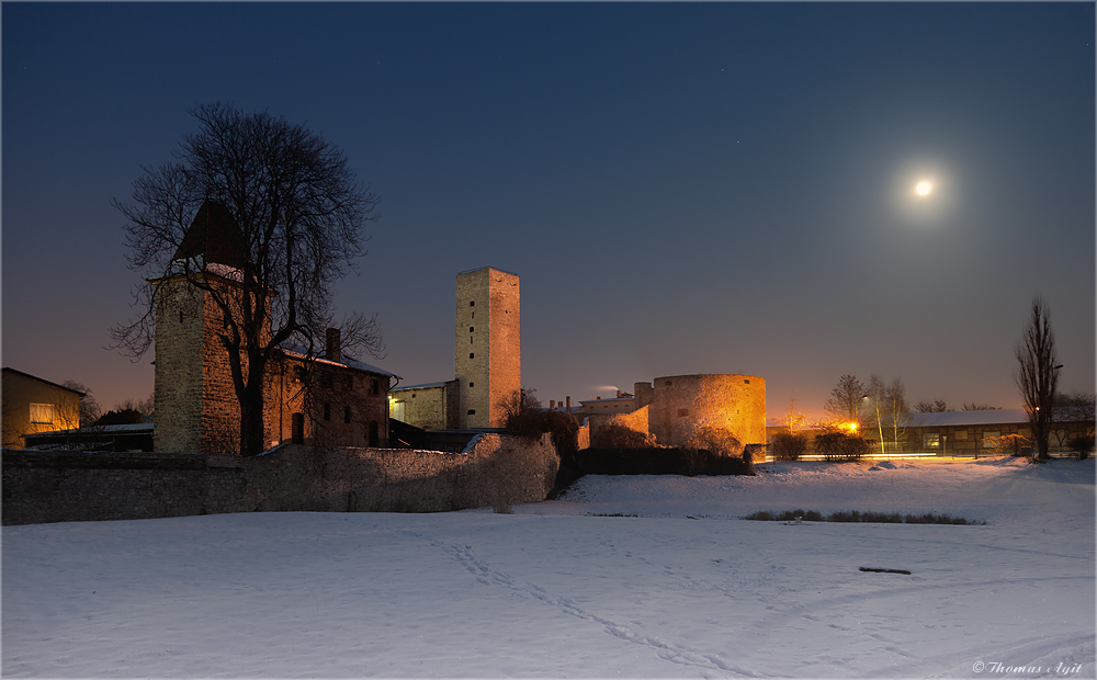 Die Stadtmauer von Staßfurt...