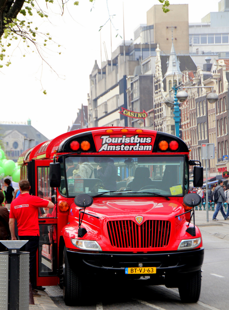 die Stadtrundfahrt durch Amsterdam ... hat Flair