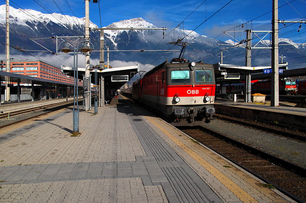 Die stärksten Lokomotiven im Innsbrucker HBF