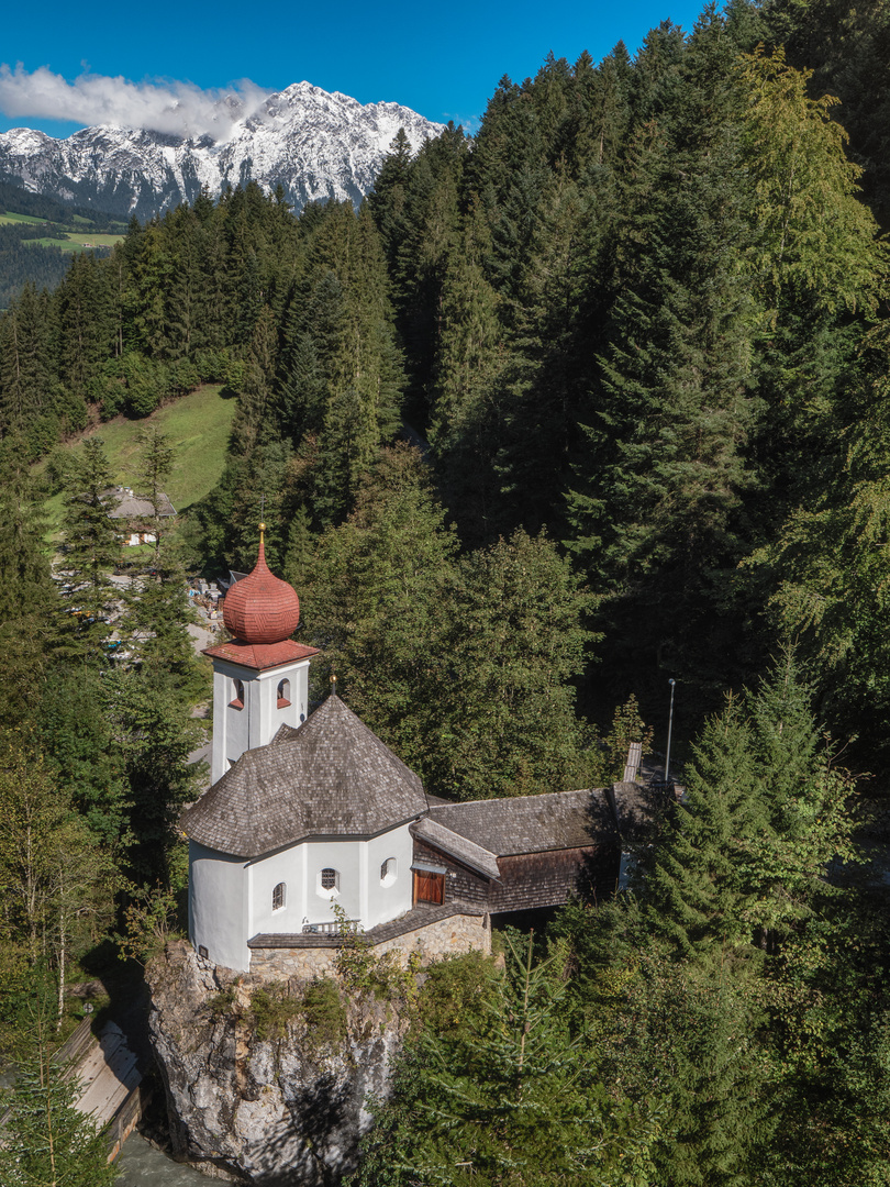 Die Stampfanger-Kapelle in Söll (Tirol)