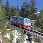 Die Standseilbahn zur Rosshütte in Seefeld ...