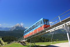 Die Standseilbahn zur Rosshütte Seefeld..