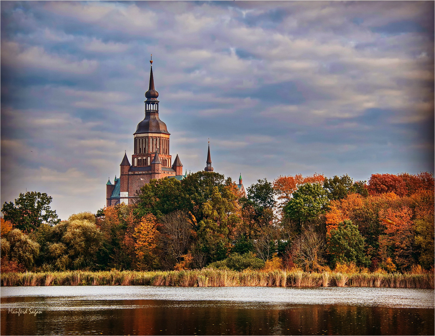 Die Stankt Marien Kirche zu Stralsund...  