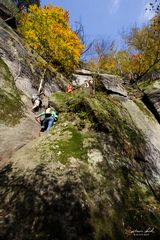 Die "Starke Stiege" in der sächsischen Schweiz