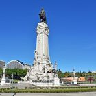 Die Statue des Marques de Pombal in Lissabon
