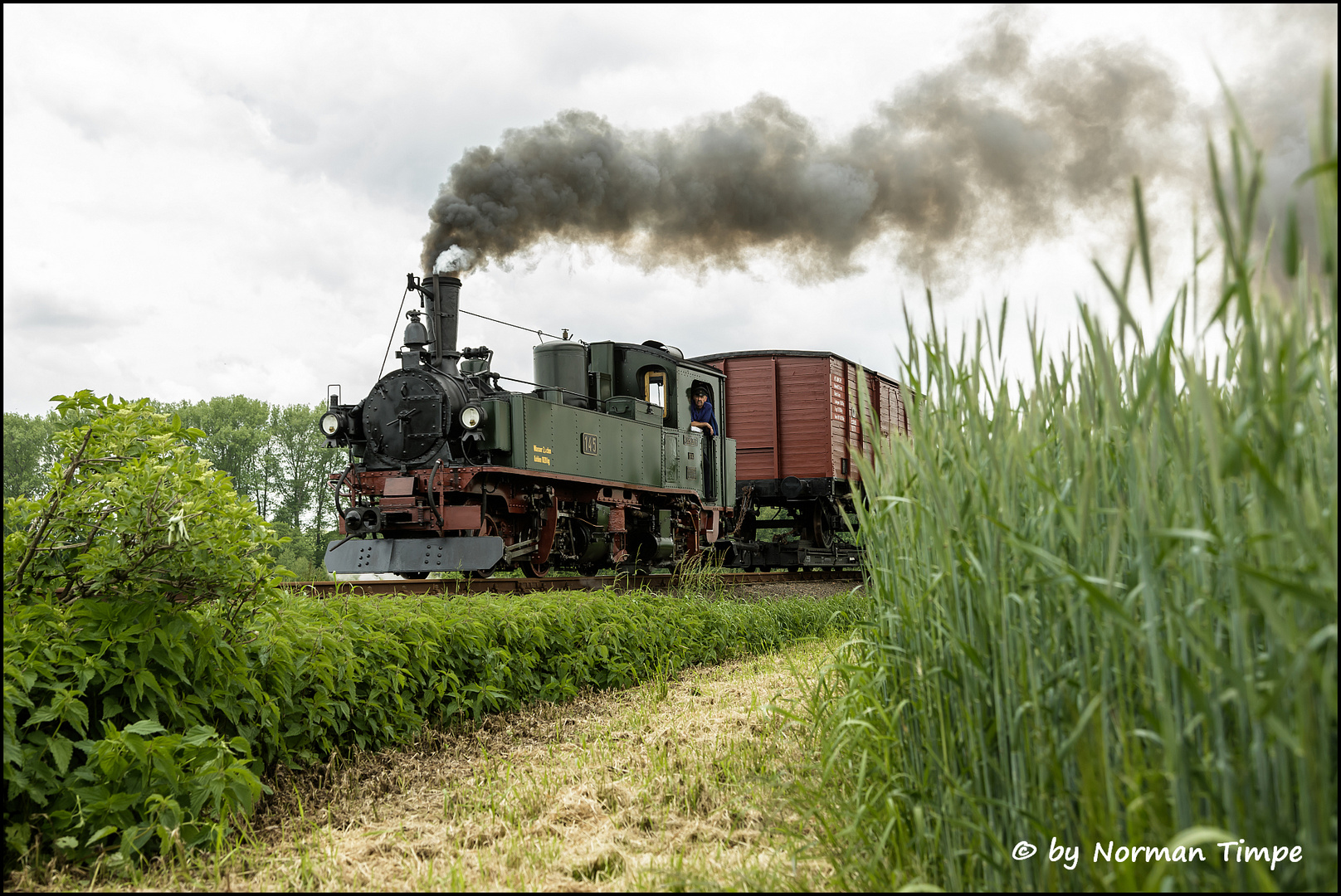 die Steigung vor Naundorf