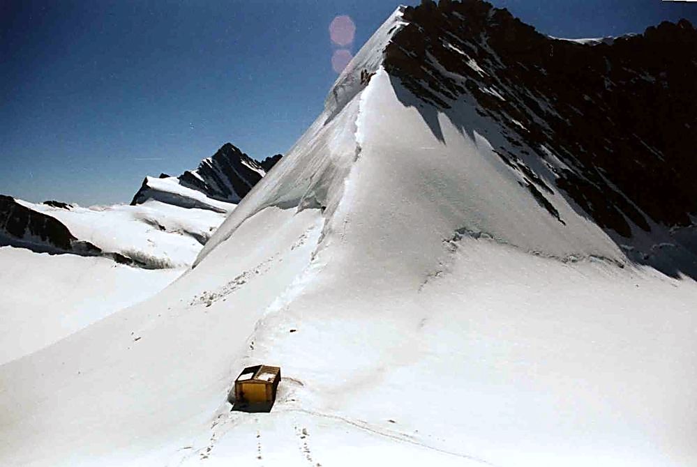 Die Steilheit der Eigernordwand links ist ein "Wahnsinn"