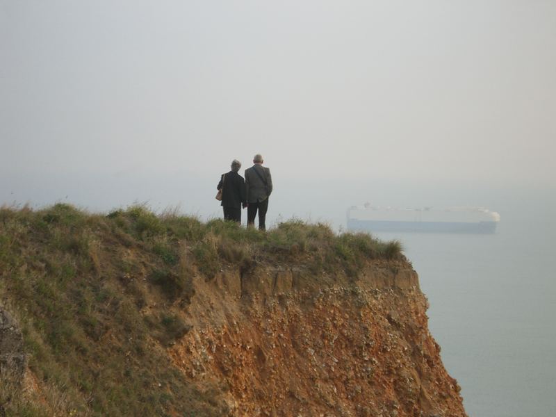 Die Steilklippen in Le Havre