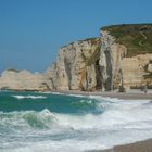 Die Steilküste bei Etretat in der Normandie