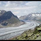 Die Steilkurve vom Aletschgletscher...