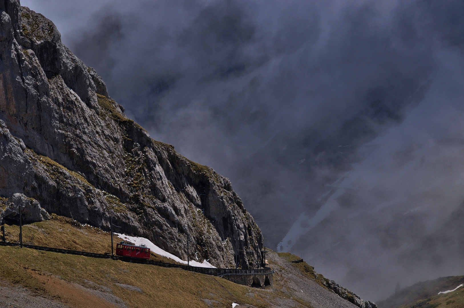 Die steilste Zahnradbahn der Welt