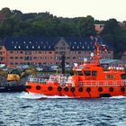 Die STEIN auf dem Weg zur Schleuse Kiel-Holtenau