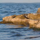 Die Steinbuhnen am Ueckermünder Strand