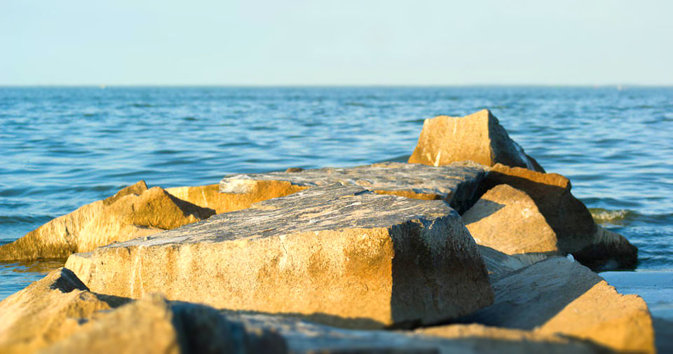 Die Steinbuhnen am Ueckermünder Strand Teil 2