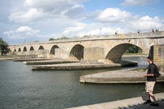 Die Steinerne Brücke in Regensburg