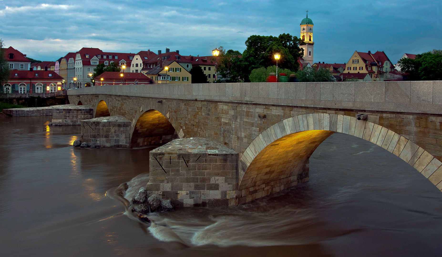 Die steinerne Brücke, Regensburg