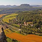 Die Stelle auf der Bastei, wo jetzt die Plattform schwebt..