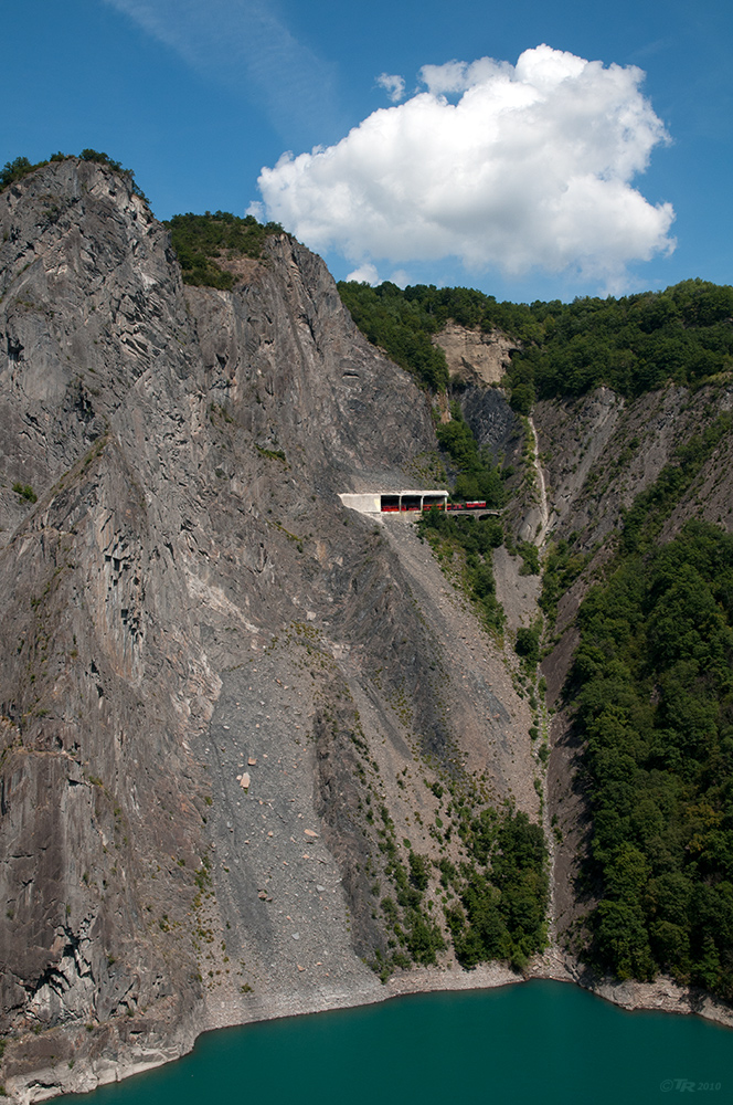 Die Stelle des Bergsturzes