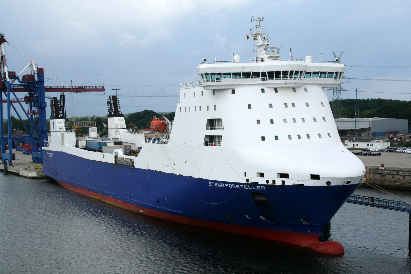 Die Stena Foreteller in Lübeck...