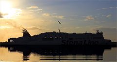 Die Stena im Abendlicht