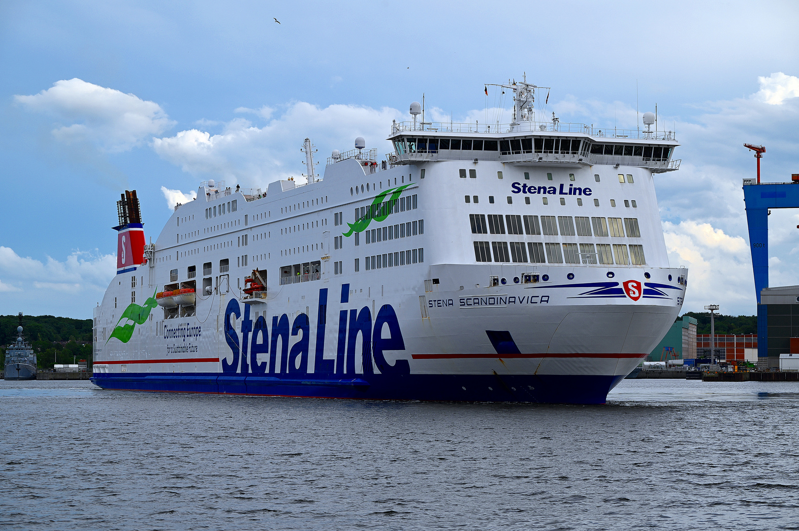 Die STENA SCANDINAVICA in Kiel