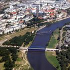 Die Sternbrücke aus der Vogelperspektive