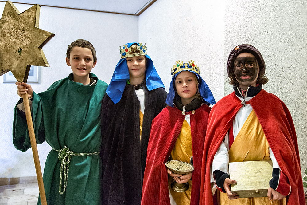 die Sternsinger waren da