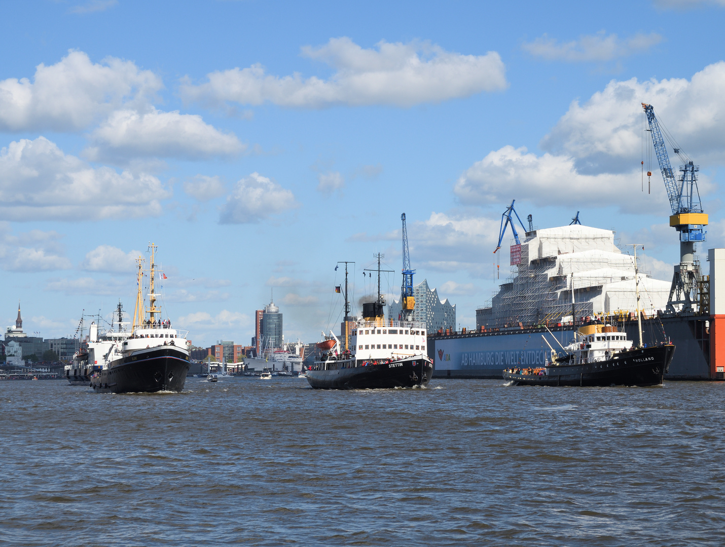 Die Stettin, Die Elbe und die Holland