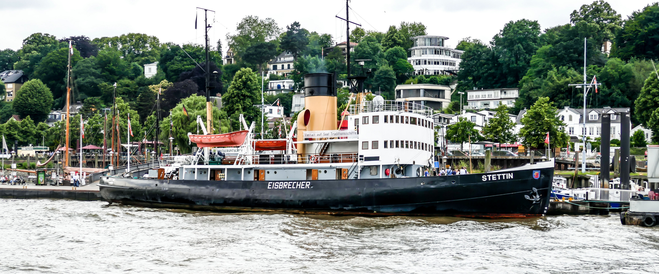 Die Stettin - hier noch unversehrt