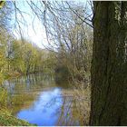 Die Stever nähe Stausee Haltern am See