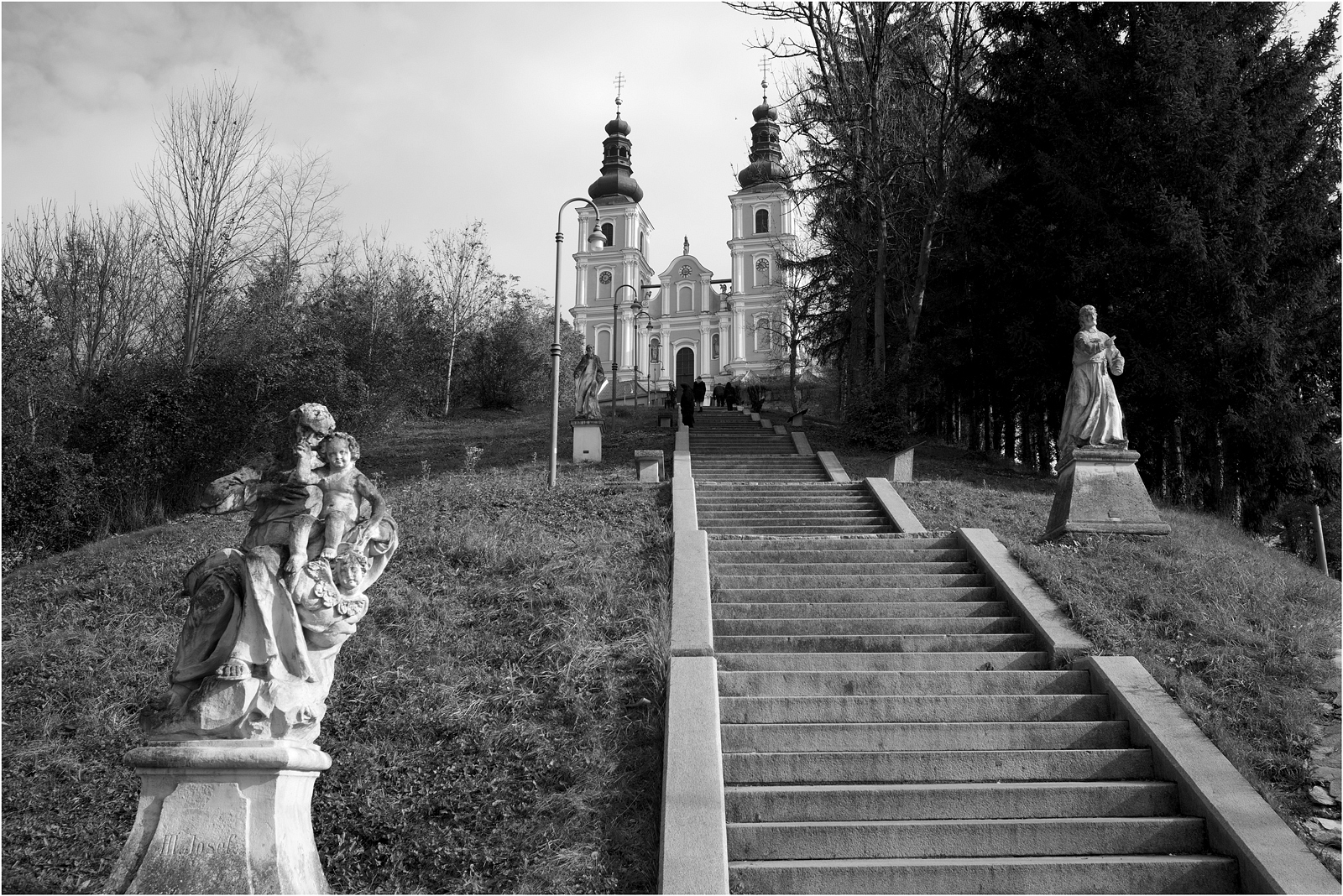 Die Stiege zur Basilika Mariatrost