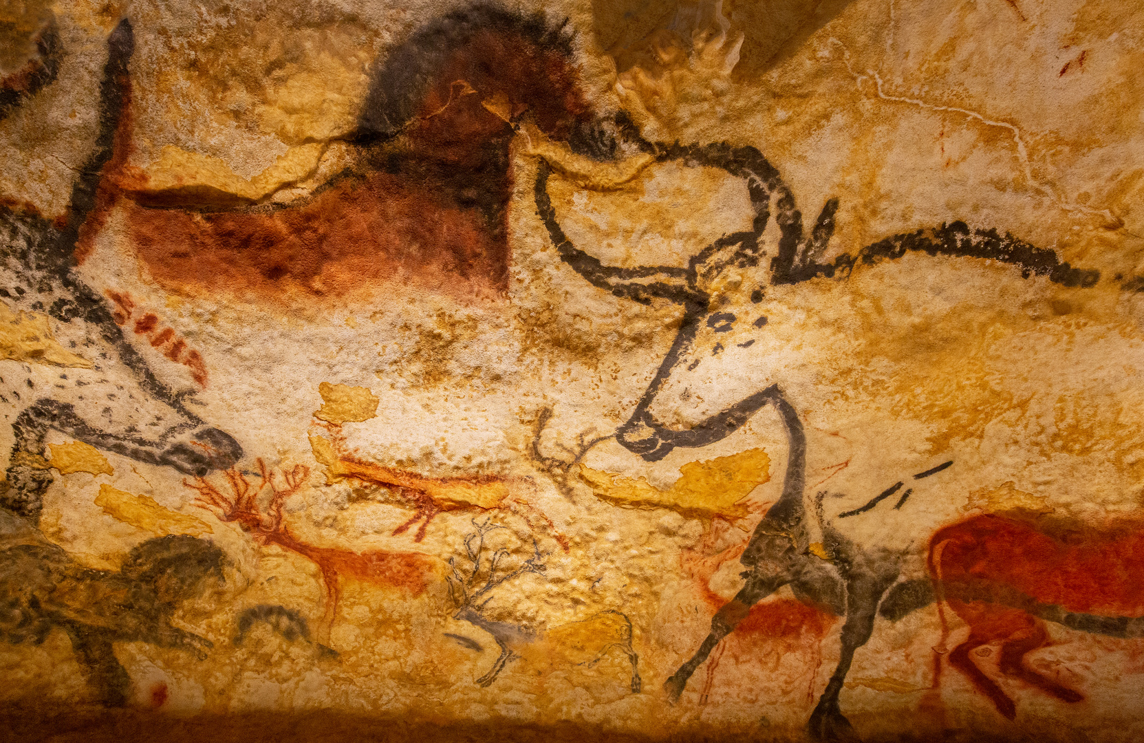 Die Stiere und Pferde von Lascaux