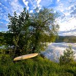 Die Stille eines friedlichen Sommerabends