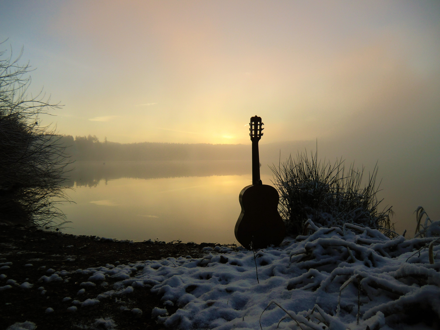 Die Stille eines Wintermorgens