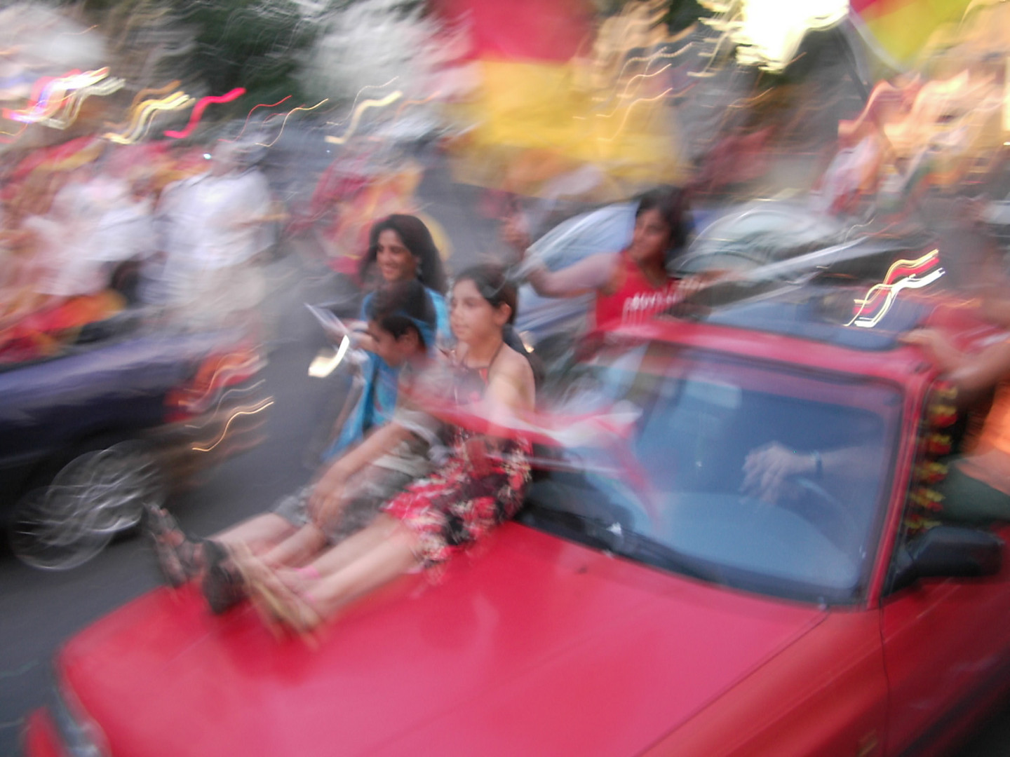 Die Stimmung der Fans 2006 zur Fußballweltmeisterschaft in Deutschland