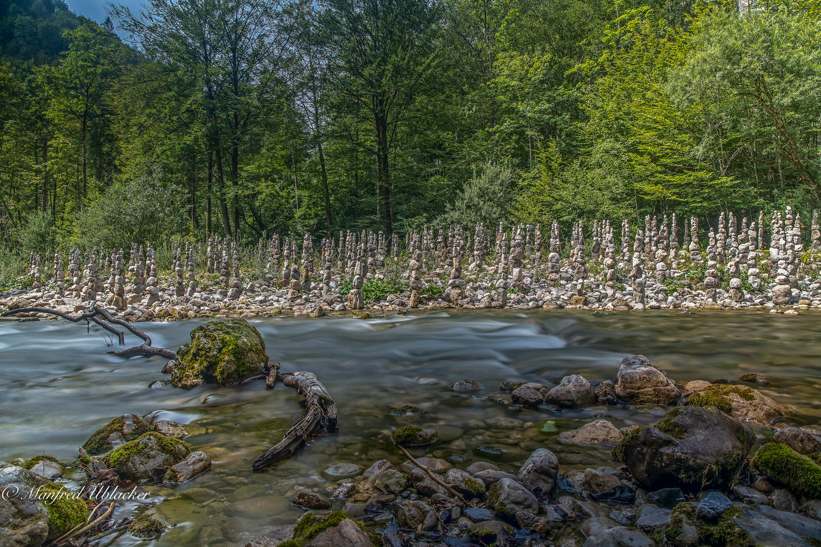 Die Stoamandl in der Erlauf ...