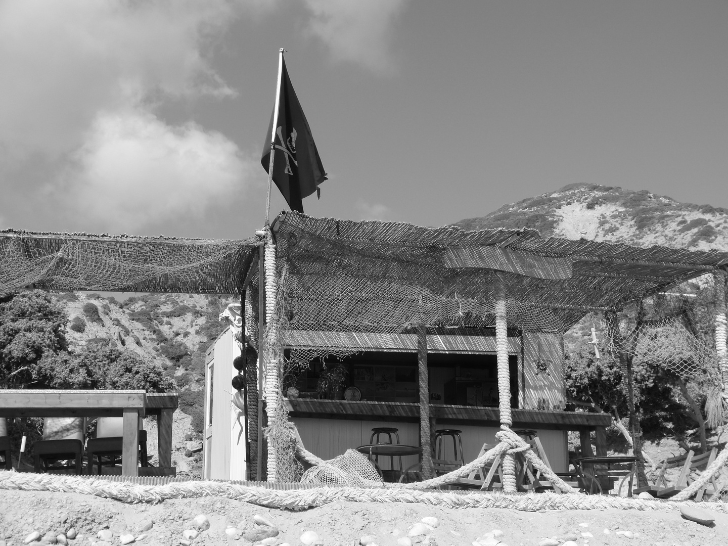 Die Strandbar der Piraten