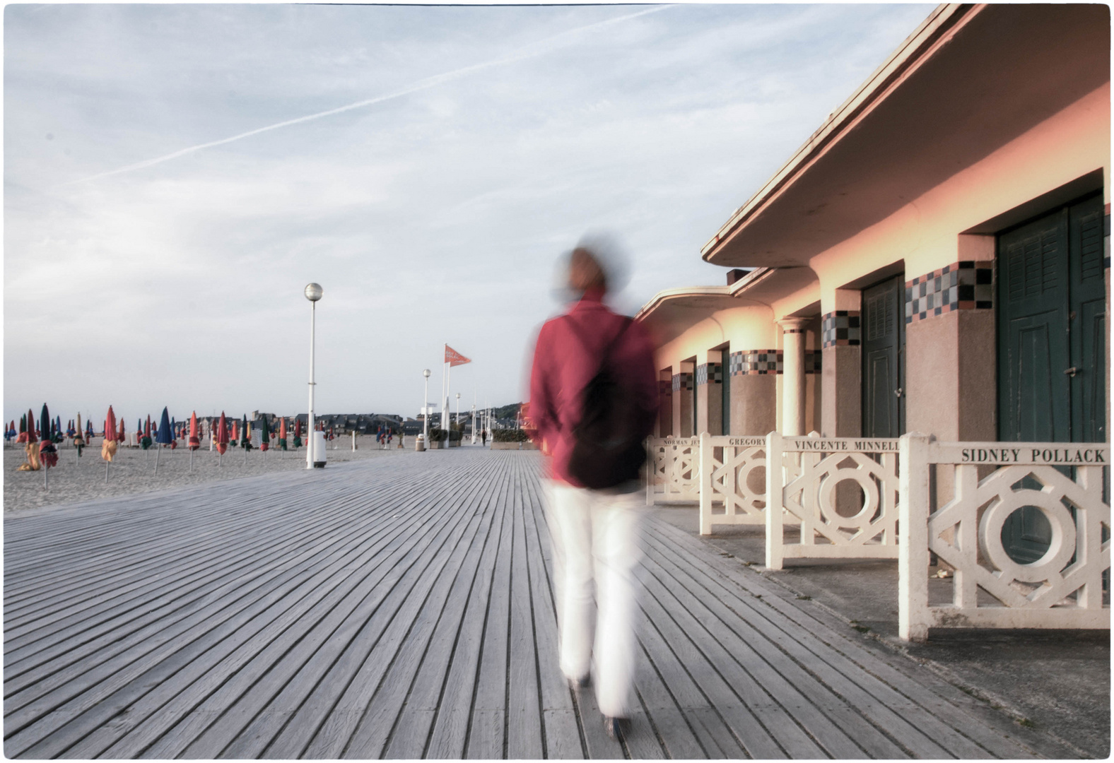 Die Strandpromenade von Deauville