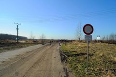 Die Straße nach Heuersdorf