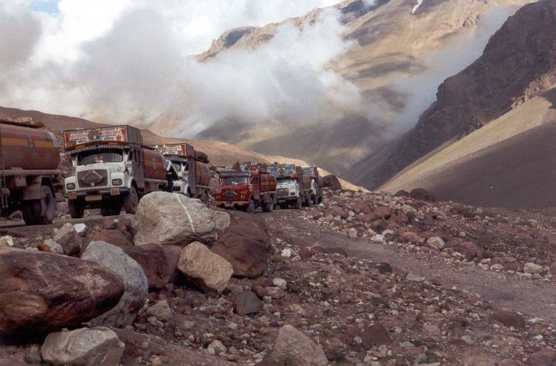 Die Straße nach Ladakh