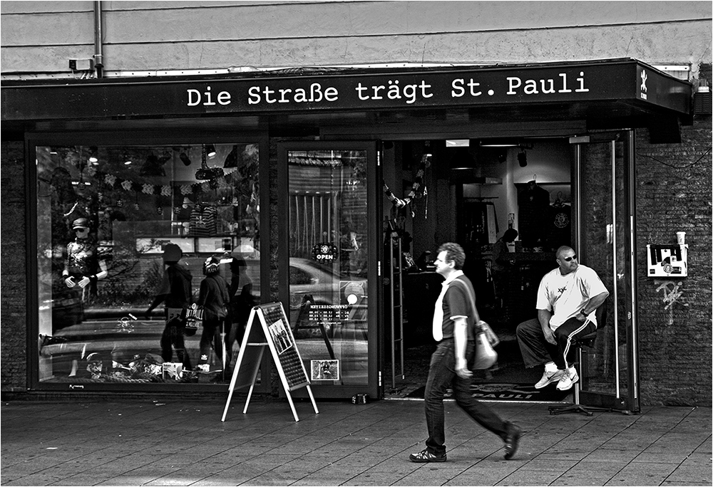 die Straße trägt St. Pauli