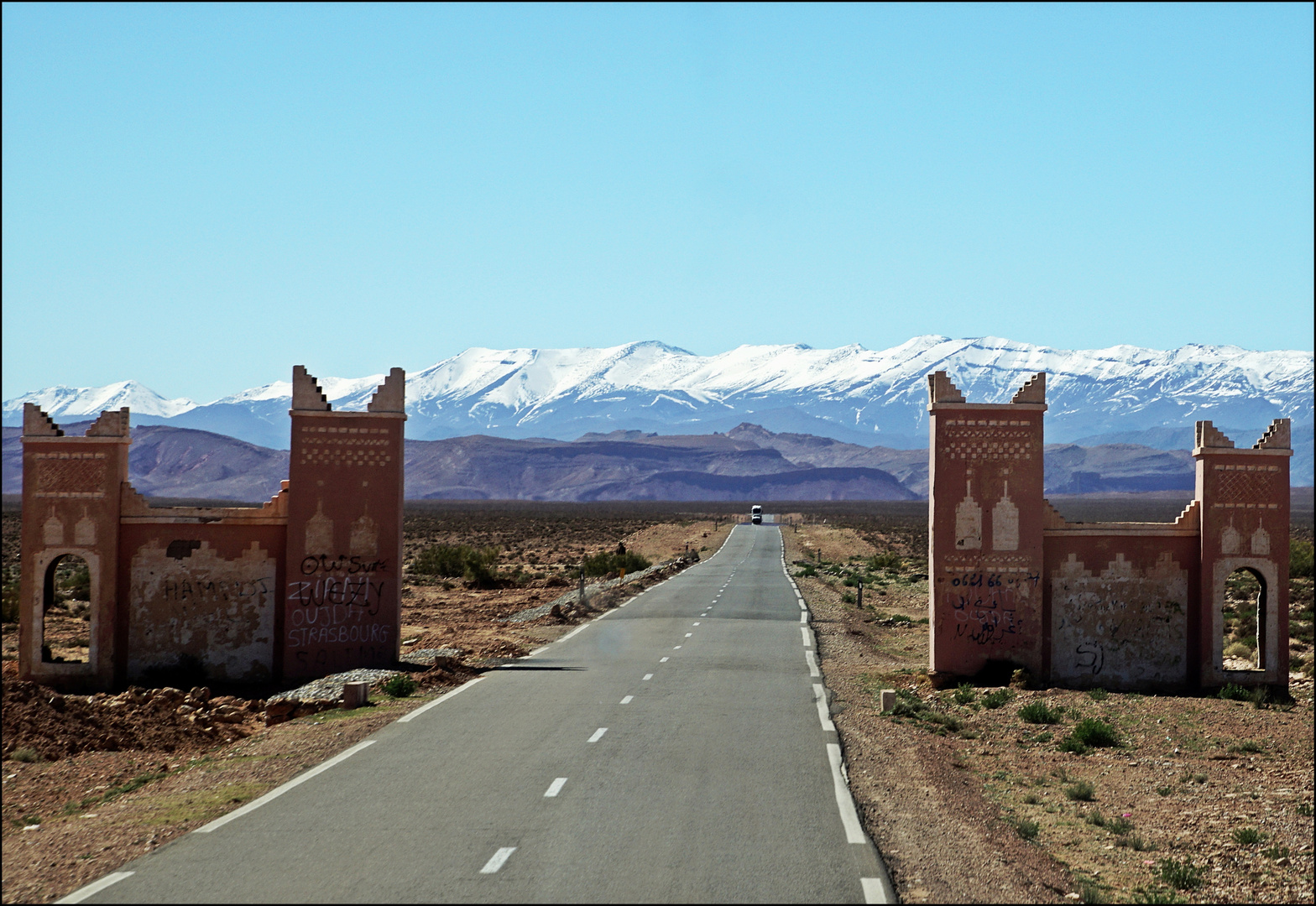 Die Strasse zum hohen Atlas