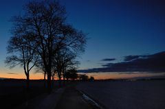 Die Straße zum Licht am Horizont ....