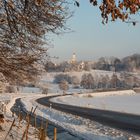 Die Straße zur Basilika Ochsenhausen